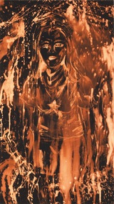 Desirée Eppele‘s Kunstwerk ‘Extinction Drawing / Me and the Revolution 2006‘